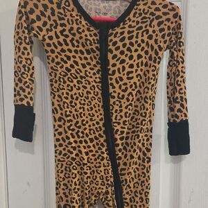 Little Sleepies Leopard Zippie Sz 6-12months